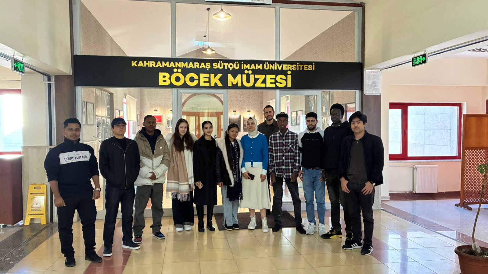  KSÜ TÖMER öğrencileri, Ziraat Fakültesi bünyesinde yer alan Böcek Müzesi’ni ziyaret etti.